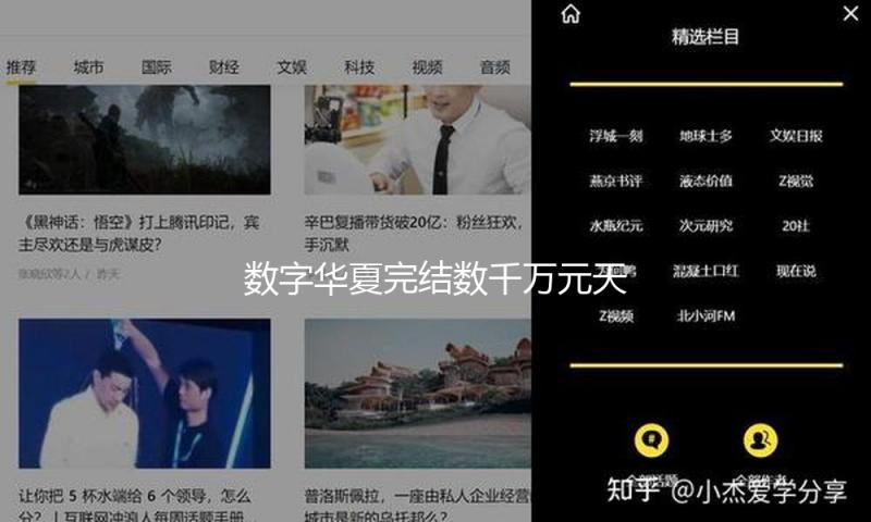 数字华夏完结数千万元天使+轮融资 — 新京报